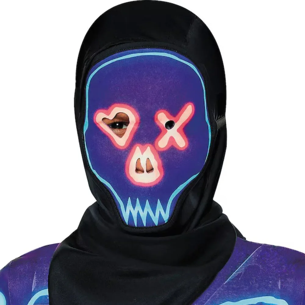 Fortnite Party Trooper Costume Boys M 8-10 5pc Set